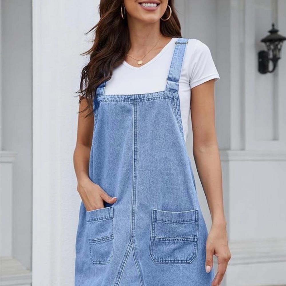 Amazon Blue Denim Mini Dress